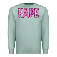 Seafoam breast cancer hope Premium Sweatshirt - RanaPortraitStore