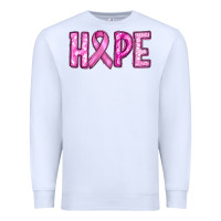 White breast cancer hope Premium Sweatshirt - RanaPortraitStore