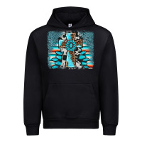 Black cross gemstone background Urban Hoodie - AdoDesignShop