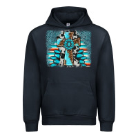 Navy cross gemstone background Urban Hoodie - AdoDesignShop
