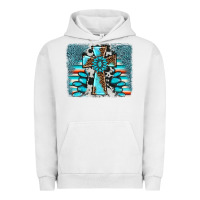 Pigment Lunar Rock cross gemstone background Urban Hoodie - AdoDesignShop
