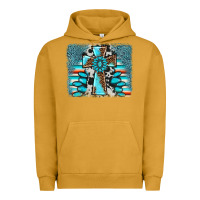 Pigment Peanut Butter cross gemstone background Urban Hoodie - AdoDesignShop