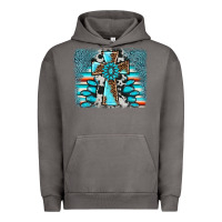 Pigment Tornado cross gemstone background Urban Hoodie - AdoDesignShop
