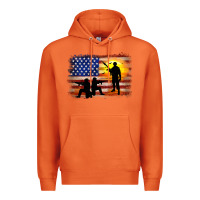 Carrot american flag soldier sunset Premium Hoodie - JahusDesignShop