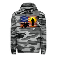 Slate Camo american flag soldier sunset Premium Hoodie - JahusDesignShop