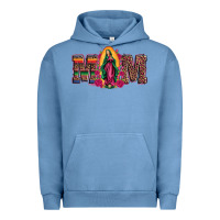 Pigment Pebble Blue mom our lady of guadalupe Urban Hoodie - Artiststas