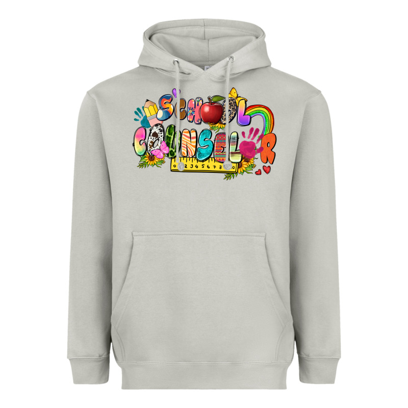 School Counselor Heavyweight Hoodie by Zillion Design Studio | Teevron