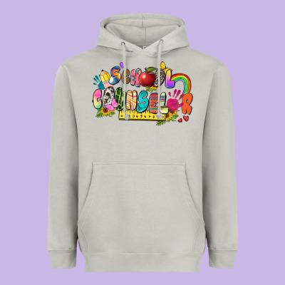 School Counselor Heavyweight Hoodie Designed By Zillion Design Studio