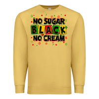 Antique Gold no sugar no cream black Premium Sweatshirt - Zillion Design Studio
