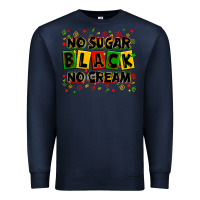 Navy no sugar no cream black Premium Sweatshirt - Zillion Design Studio