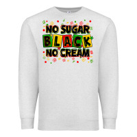Oatmeal Heather no sugar no cream black Premium Sweatshirt - Zillion Design Studio