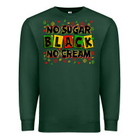 Sports Green no sugar no cream black Premium Sweatshirt - Zillion Design Studio