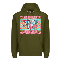 Army Green scrub life tumbler Premium Hoodie - BundleAndBundleShop