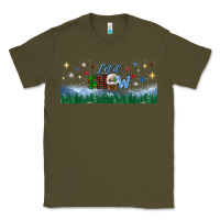 Army Green let it snow libbey glass Classic Tee - BundleAndBundleShop