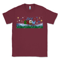 Burgundy let it snow libbey glass Classic Tee - BundleAndBundleShop