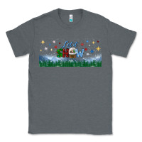 Charcoal Heather let it snow libbey glass Classic Tee - BundleAndBundleShop