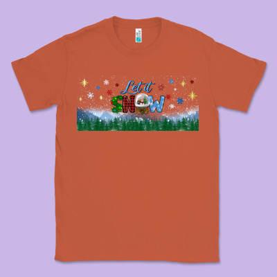 Let It Snow Libbey Glass Classic Tee Designed By Bundleandbundleshop