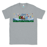 Heather Grey let it snow libbey glass Classic Tee - BundleAndBundleShop
