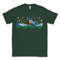 Sports Green let it snow libbey glass Classic Tee - BundleAndBundleShop