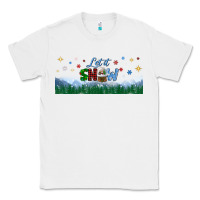 White let it snow libbey glass Classic Tee - BundleAndBundleShop