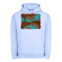 Pigment Grape Ice turquoise glitter leopard background Urban Hoodie - AdoDesignShop