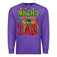 Purple nacho average dad Premium Sweatshirt - Zillion Design Studio