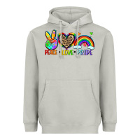 Moon Dust peace love pride Heavyweight Hoodie - Zillion Design Studio
