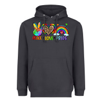 Smoke peace love pride Heavyweight Hoodie - Zillion Design Studio