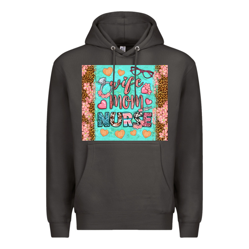 Wife Mom Nurse Tumbler Premium Hoodie by BundleAndBundleShop | Teevron