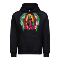 Mexican Flag Wings Our Lady Of Guadalupe Urban Hoodie | Teevron
