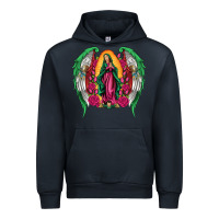 Navy mexican flag wings our lady of guadalupe Urban Hoodie - Artiststas