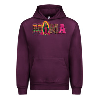 Mauve Wine mama our lady of guadalupe Urban Hoodie - Artiststas