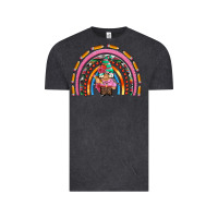 Vintage Black teacher gnome rainbow Vintage Tee - Artiststas