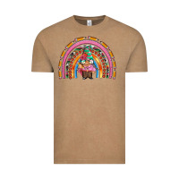 Vintage Coffee teacher gnome rainbow Vintage Tee - Artiststas