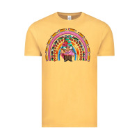 Vintage Mustard teacher gnome rainbow Vintage Tee - Artiststas
