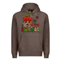 Coffee merry pawmas christmas yorkie Premium Hoodie - Jasminsmagicworld