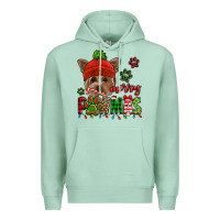 Seafoam merry pawmas christmas yorkie Premium Hoodie - Jasminsmagicworld