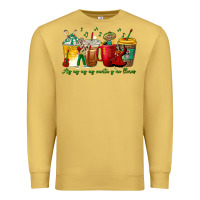 Antique Gold Ay Ay  Ay Ay Canta y No Llores Coffee Cups Premium Sweatshirt - texasbilliewilder