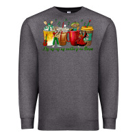 Charcoal Heather Ay Ay  Ay Ay Canta y No Llores Coffee Cups Premium Sweatshirt - texasbilliewilder