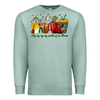 Seafoam Ay Ay  Ay Ay Canta y No Llores Coffee Cups Premium Sweatshirt - texasbilliewilder