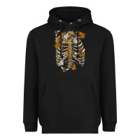 Black Flower rib cage bees Heavyweight Hoodie - RanaPortraitStore