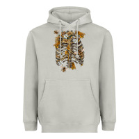 Moon Dust Flower rib cage bees Heavyweight Hoodie - RanaPortraitStore