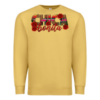 Antique Gold Chica Bonita Premium Sweatshirt - texasbilliewilder