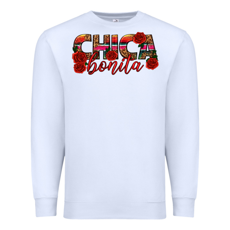 Chica Bonita Premium Sweatshirt by texasbilliewilder | Teevron