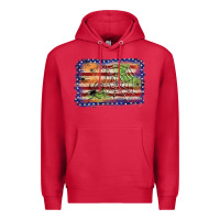 Cardinal American flag halloween background Premium Hoodie - JahusDesignShop