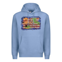 Colony Blue American flag halloween background Premium Hoodie - JahusDesignShop