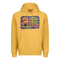 Mustard American flag halloween background Premium Hoodie - JahusDesignShop