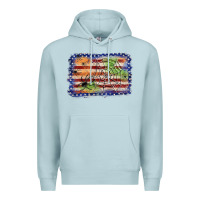 Blue Mist American flag halloween background Premium Hoodie - JahusDesignShop