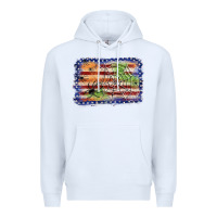 White American flag halloween background Premium Hoodie - JahusDesignShop