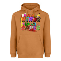 Meerkat not all heros wear capes Heavyweight Hoodie - Zillion Design Studio